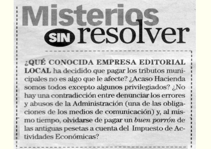 Misterios sin resolver