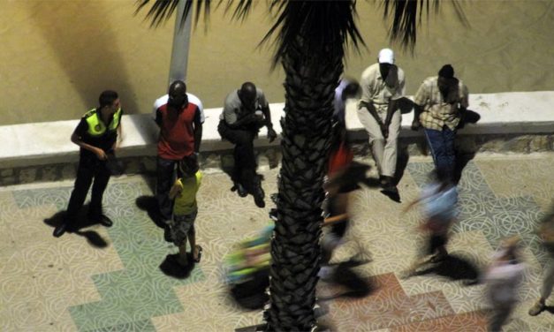 Molestando a los [negros] vendedores ilegales