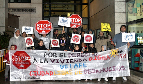 De los escraches a la foto del enemigo público de Getafe