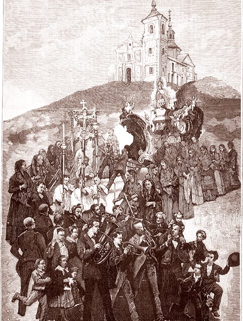 Procesión de la Virgen de los Ángeles